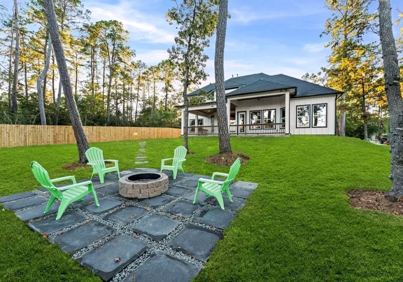 40714 Rolling Forest Dr, Magnolia TX — backyard fire pit