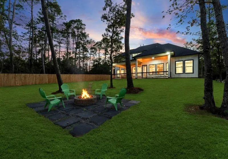 40714 Rolling Forest Dr, Magnolia TX — backyard twilight